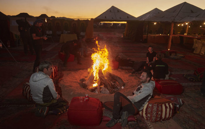 Bivouc de la Maroc Challenge en Bouarfa